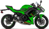 Système D'Échappement Complet Sans Catalyseur Et Homologué Au Niveau Sonore Veloce Aluminium Noir Embout Carby - Arrow Special Parts Compatible Avec Kawasaki Z 650 (2024-2026)