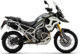 Système D'Échappement Homologué Au Niveau Sonore Veloce Aluminium Noir Carbon - Arrow Special Parts Compatible Avec Triumph Tiger 1200 (2022-2024)