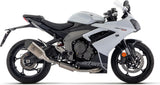 Complete Catalytic Exhaust System With Sound Certification Veloce Titanium Carbon - Arrow Special Parts Compatible With Triumph Daytona 660 (2024-2026)