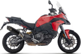 Système D'Échappement Non Catalysé Et Homologué Au Niveau Sonore Veloce Titanium Noir Embout Carby - Arrow Special Parts Compatible Avec Ducati Multistrada V2 - S (2025)