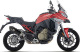 Système D'Échappement Homologué Au Niveau Sonore Veloce Titanium Noir Embout Carby - Arrow Special Parts Compatible Avec Ducati Multistrada V4 - S (2025-2026)