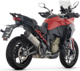 Échappement Sans Homologation Sonore Veloce Titanium Embout Carby - Arrow Special Parts Compatible Avec Ducati Multistrada V4 - S (2025-2026)