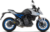 Complete Exhaust System Without Catalytic Converter And Without Sound Certification Works Black Stainless Steel Carby End Cap - Arrow Special Parts Compatible With Suzuki Gsx 8R (2024-2026)