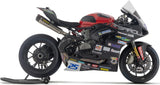 Échappement Sans Homologation Sonore Works Titanium Noir Embout Carby - Arrow Special Parts Compatible Avec Ducati Panigale V4S (2025)