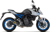 Complete Exhaust System Without Catalytic Converter And Without Sound Certification Works Black Stainless Steel Carby End Cap - Arrow Special Parts Compatible With Suzuki Gsx 8R (2024-2026)