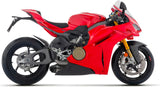 Échappement Sans Homologation Sonore Works Titanium Embout Carby - Arrow Special Parts Compatible Avec Ducati Panigale V4 - S (2025-2026)