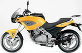Système D'Échappement Homologué Au Niveau Sonore Furore Aluminium Noir - Gpr Compatible Avec Bmw F 650 Cs Scarver (2001-2006)