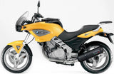 Système D'Échappement Homologué Au Niveau Sonore Ghisa Acier Noir - Gpr Compatible Avec Bmw F 650 Cs Scarver (2001-2006)