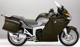 Système D'Échappement Homologué Au Niveau Sonore Albus Ceramic Aluminium Blanc - Gpr Compatible Avec Bmw K 1200 Gt (2006-2008)