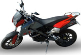 Système D'Échappement Complet Avec Catalyseur Et Homologation Acoustique Ghisa Acier Noir - Gpr Compatible Avec Bmw G 650 X - Country - Challenge (2006-2012)