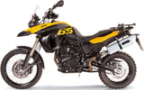 Système D'Échappement Homologué Au Niveau Sonore Albus Ceramic Aluminium Blanc - Gpr Compatible Avec Bmw F 800 Gs (2008-2015)