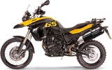 Système D'Échappement Homologué Au Niveau Sonore Furore Aluminium Noir - Gpr Compatible Avec Bmw F 800 Gs (2008-2015)
