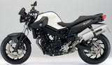 Système D'Échappement Homologué Au Niveau Sonore Albus Ceramic Aluminium Blanc - Gpr Compatible Avec Bmw F 800 R (2009-2014)