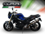 Système D'Échappement Homologué Au Niveau Sonore Gpe Anniversary Titanium - Gpr Compatible Avec Bmw F 800 R (2015-2016)