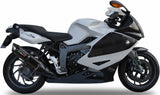 Système D'Échappement Homologué Au Niveau Sonore Furore Aluminium Noir - Gpr Compatible Avec Bmw K 1300 S - R (2009-2014)