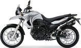 Système D'Échappement Homologué Au Niveau Sonore Furore Aluminium Noir - Gpr Compatible Avec Bmw F 650 Gs Twin (2008-2018)