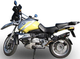 Système D'Échappement Homologué Au Niveau Sonore Furore Aluminium Noir - Gpr Compatible Avec Bmw R 1100 Gs (1994-1998)