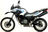 Système D'Échappement Homologué Au Niveau Sonore Ghisa Acier Noir - Gpr Compatible Avec Bmw G 650 Gs - Sertao (2010-2016)
