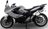 Système D'Échappement Homologué Au Niveau Sonore Albus Ceramic Aluminium Blanc - Gpr Compatible Avec Bmw F 800 Gt (2012-2016)