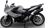Système D'Échappement Homologué Au Niveau Sonore Furore Aluminium Noir - Gpr Compatible Avec Bmw F 800 Gt (2012-2016)