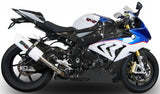 Exhaust Tip With Noise Certification Albus Ceramic White Aluminium - Gpr Compatible With Bmw S 1000 Rr (2015-2016)