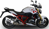 Système D'Échappement Homologué Au Niveau Sonore Albus Ceramic Aluminium Blanc - Gpr Compatible Avec Bmw R 1200 Lc (2015-2016)