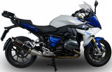 Système D'Échappement Homologué Au Niveau Sonore Furore Aluminium Noir - Gpr Compatible Avec Bmw R 1200 Rs Lc (2015-2016)