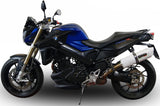 Système D'Échappement Homologué Au Niveau Sonore Albus Ceramic Aluminium Blanc - Gpr Compatible Avec Bmw F 800 R (2015-2016)