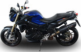Système D'Échappement Homologué Au Niveau Sonore Furore Aluminium Noir - Gpr Compatible Avec Bmw F 800 R (2015-2016)