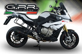 Système D'Échappement Homologué Au Niveau Sonore Gpe Anniversary Titanium Noir - Gpr Compatible Avec Bmw S 1000 Xr (2015-2016)