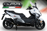Système D'Échappement Homologué Au Niveau Sonore Gpe Anniversary Titanium Noir - Gpr Compatible Avec Bmw C 650 Gt (2012-2015)