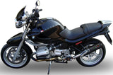 Système D'Échappement Homologué Au Niveau Sonore Ghisa Acier Noir - Gpr Compatible Avec Bmw R 1150 (2000-2006)