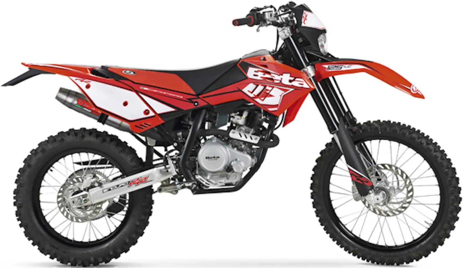 Système D'Échappement Homologué Au Niveau Sonore Deeptone Acier - Gpr Compatible Avec Beta Rr 125 Enduro Lc 4T (2010-2018)
