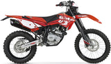 Système D'Échappement Homologué Au Niveau Sonore Furore Aluminium Noir - Gpr Compatible Avec Beta Rr 125 Enduro Lc 4T (2010-2018)