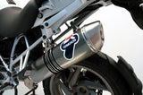 Système D'Échappement Homologué Au Niveau Sonore Oval Poppy - Termignoni Compatible Avec Bmw R 1200 Gs (2010-2012)