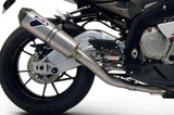 Système D'Échappement Complet Sans Homologation Acoustique Relevance Titanium Carbon Cap - Termignoni Compatible Avec Bmw Hp 4 (2010-2018)