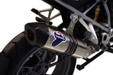 Système D'Échappement Homologué Au Niveau Sonore Relevance Full Titanium Carbon Cap - Termignoni Compatible Avec Bmw R 1200 Gs (2013-2016)