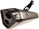 Système D'Échappement Homologué Au Niveau Sonore Scream Adv Titanium Carbon Cap - Termignoni Compatible Avec Bmw R 1200 Gs (2017-2018)