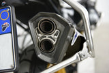 Système D'Échappement Homologué Au Niveau Sonore Titanium Noir Carbon Cap - Termignoni Compatible Avec Bmw R 1250 Gs (2019-2021)