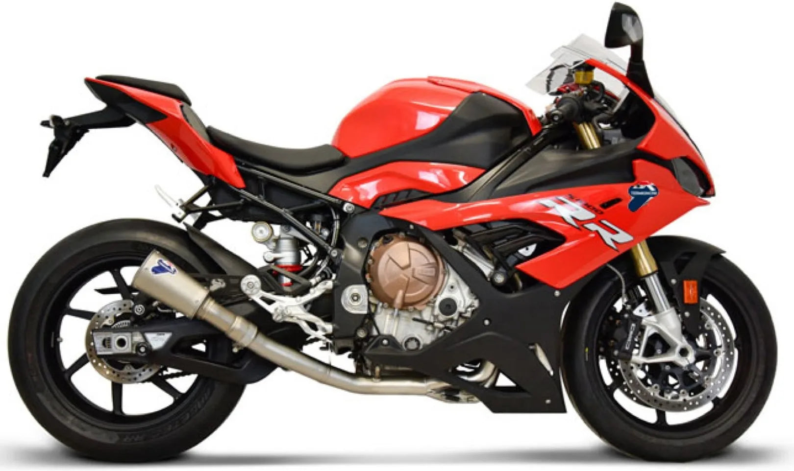 Système D'Échappement Complet Sans Homologation Acoustique Gp2R-R Acier Inox - Termignoni Compatible Avec Bmw S 1000 Rr (2019-2020)