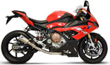 Système D'Échappement Complet Sans Homologation Acoustique Gp2R-R Acier Inox - Termignoni Compatible Avec Bmw S 1000 Rr (2019-2020)