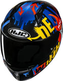 Casque Intégral Pour Moto Hjc C10 Advanced Polycarbonate Composite Mc23 Fop Taille 07 S