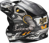 Casque Off-Road Pour Moto Hjc C50 Advanced Polycarbonate Mc5Sf Mecha Beast Taille 10 Xl