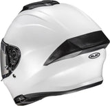 Casque Intégral Pour Moto Hjc C71 Advanced Polycarbonate Blanc Perlé Taille 10 Xl