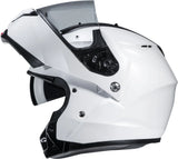 Casque Modulable Pour Moto Hjc C91N Advanced Polycarbonate Composite Blanc Perlé Taille 11 Xxl