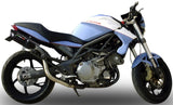 Double Sortie D'Échappement Homologuée Au Niveau Sonore Furore Aluminium Noir - Gpr Compatible Avec Cagiva Raptor 1000 (2000-2003)