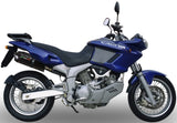 Double Sortie D'Échappement Homologuée Au Niveau Sonore Furore Aluminium Noir - Gpr Compatible Avec Cagiva Navigator 1000 (2000-2005)