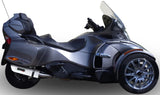 Système D'Échappement Homologué Au Niveau Sonore Albus Ceramic Aluminium Blanc - Gpr Compatible Avec Can Am Spyder 1000 Gs (2007-2009)