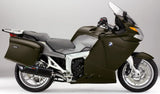 Système D'Échappement Complet Avec Catalyseur Et Homologation Acoustique Furore Aluminium Noir - Gpr Compatible Avec Bmw K 1200 Gt (2006-2008)