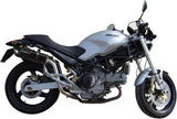 Double Sortie D'Échappement Avec Catalyseur Et Homologation Acoustique Furore Aluminium Noir - Gpr Compatible Avec Ducati Monster 1000 (2003-2005)